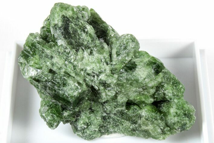 Lustrous Green Chrome Diopside - Minas Gerais, Brazil #317221